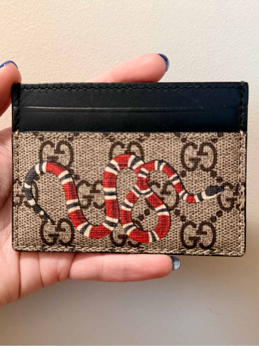 *Rare* Authentic Gucci - Snake Card Holder